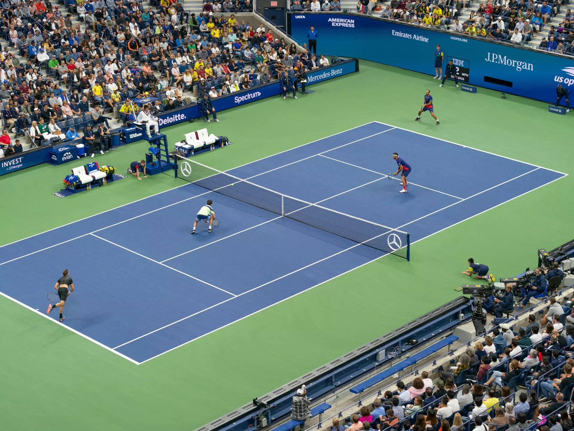 Catch all the US Open tennis action at the Billie Jean King National Tennis Center in New York City. lev radin/Shutterstock