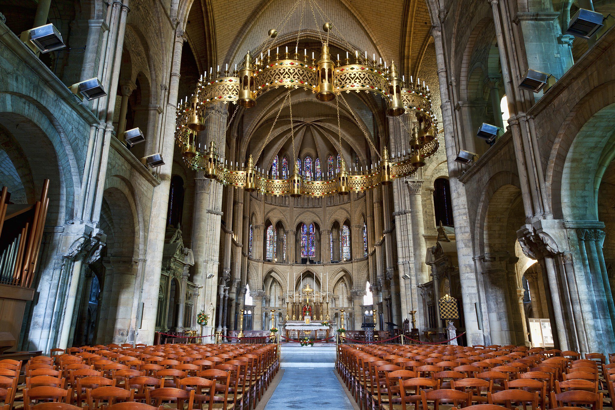 France, Marne, Reims, St Remi Basilica listed as World Heritage by UNESCO