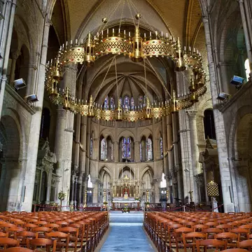 France, Marne, Reims, St Remi Basilica listed as World Heritage by UNESCO