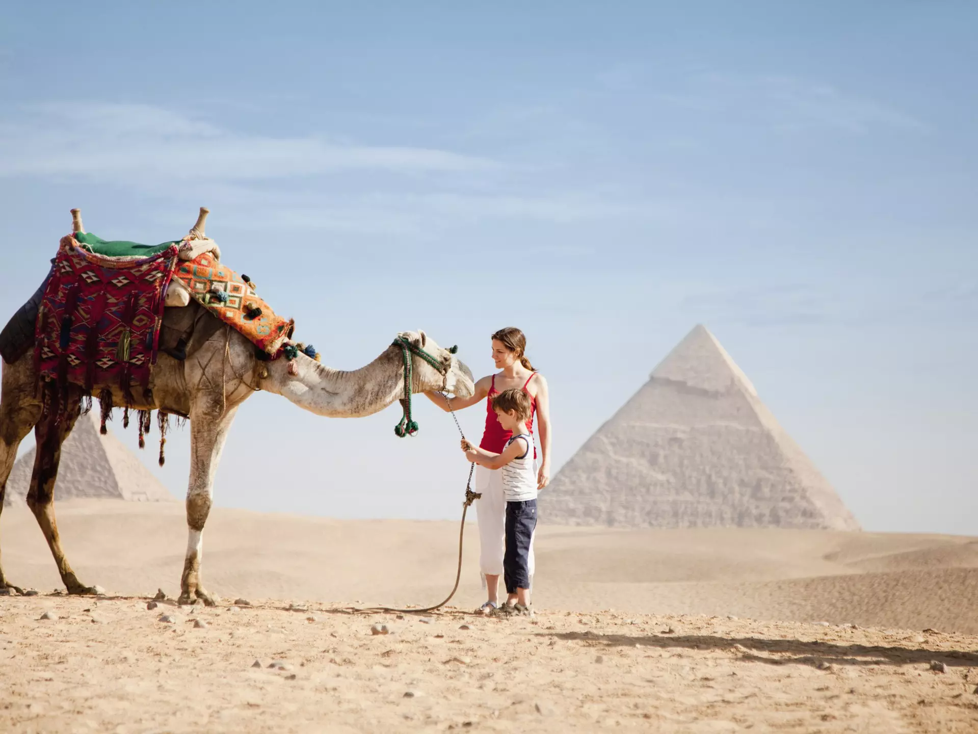Ancient history is at your fingertips in Egypt, a great place to visit for families © Joshua Dalsimer / Getty Images
