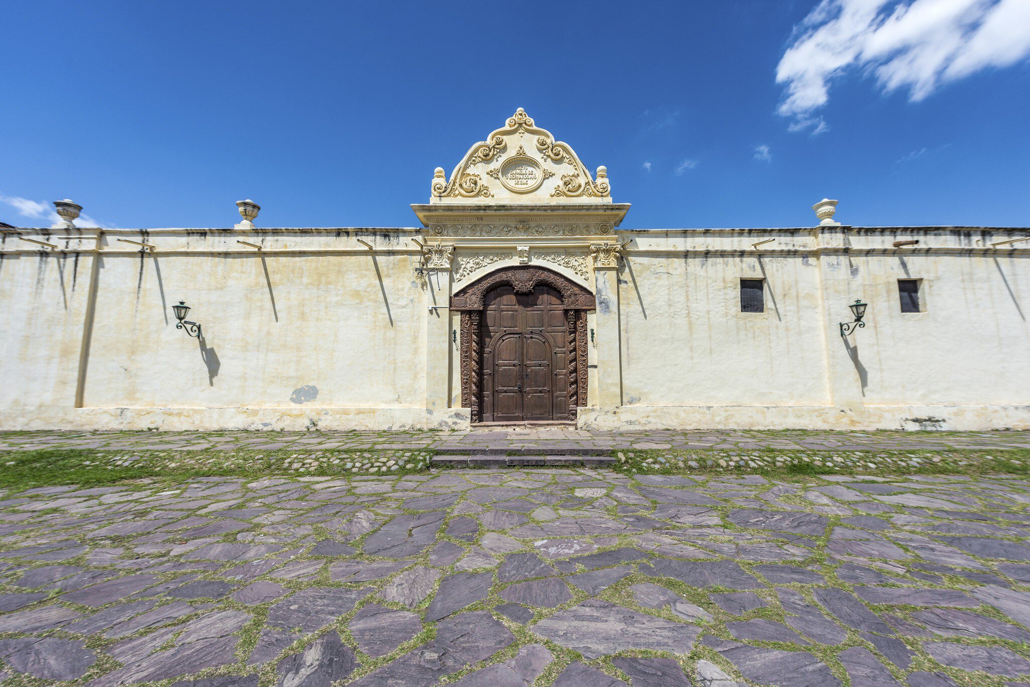 San Bernardo convent facade in Salta, Argentina.