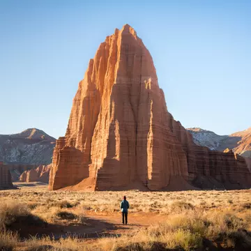 Stand in awe of the Temple of the Sun in Capitol Reef National Park © ToTheHeightsPhoto / Shutterstock