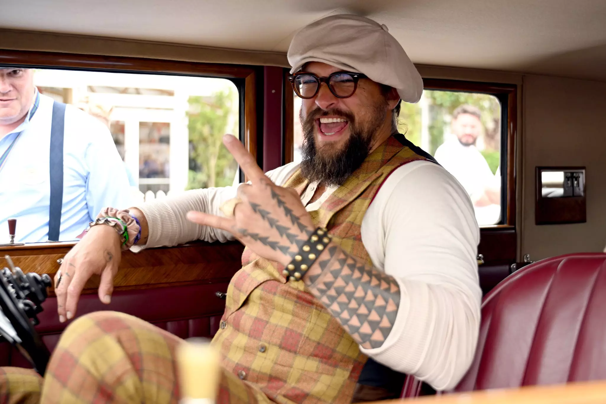 Actor Jason Momoa attends Goodwood Revival, Chichester, UK on September 10, 2023 © John Nguyen / PA Images via Getty Images