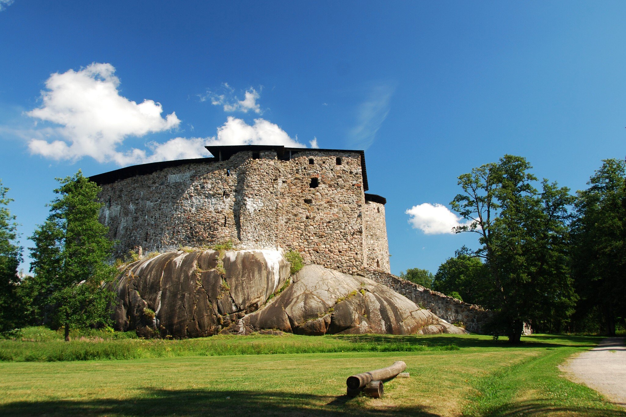 The Raseborg Castle (Finnish: Raaseporin linna, Swedish: Raseborgs slott), a medieval castle in EkenAs (Finnish: Tammisaari), Finland, build in 14th century.