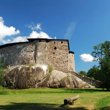 The Raseborg Castle (Finnish: Raaseporin linna, Swedish: Raseborgs slott), a medieval castle in EkenAs (Finnish: Tammisaari), Finland, build in 14th century.