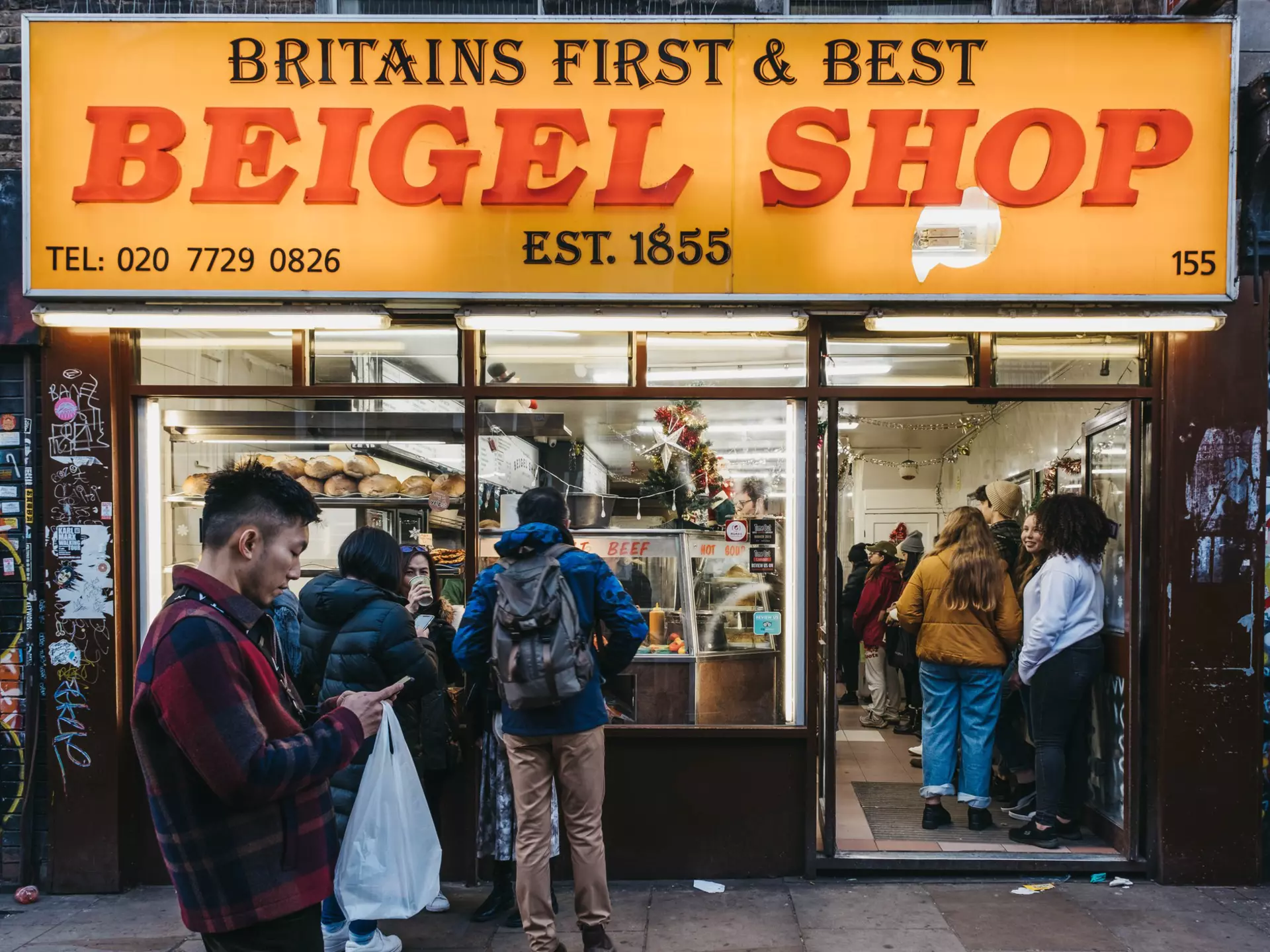Beigel Shop in Brick Lane, a much-loved East London institution © Shutterstock
