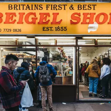 Beigel Shop in Brick Lane, a much-loved East London institution © Shutterstock