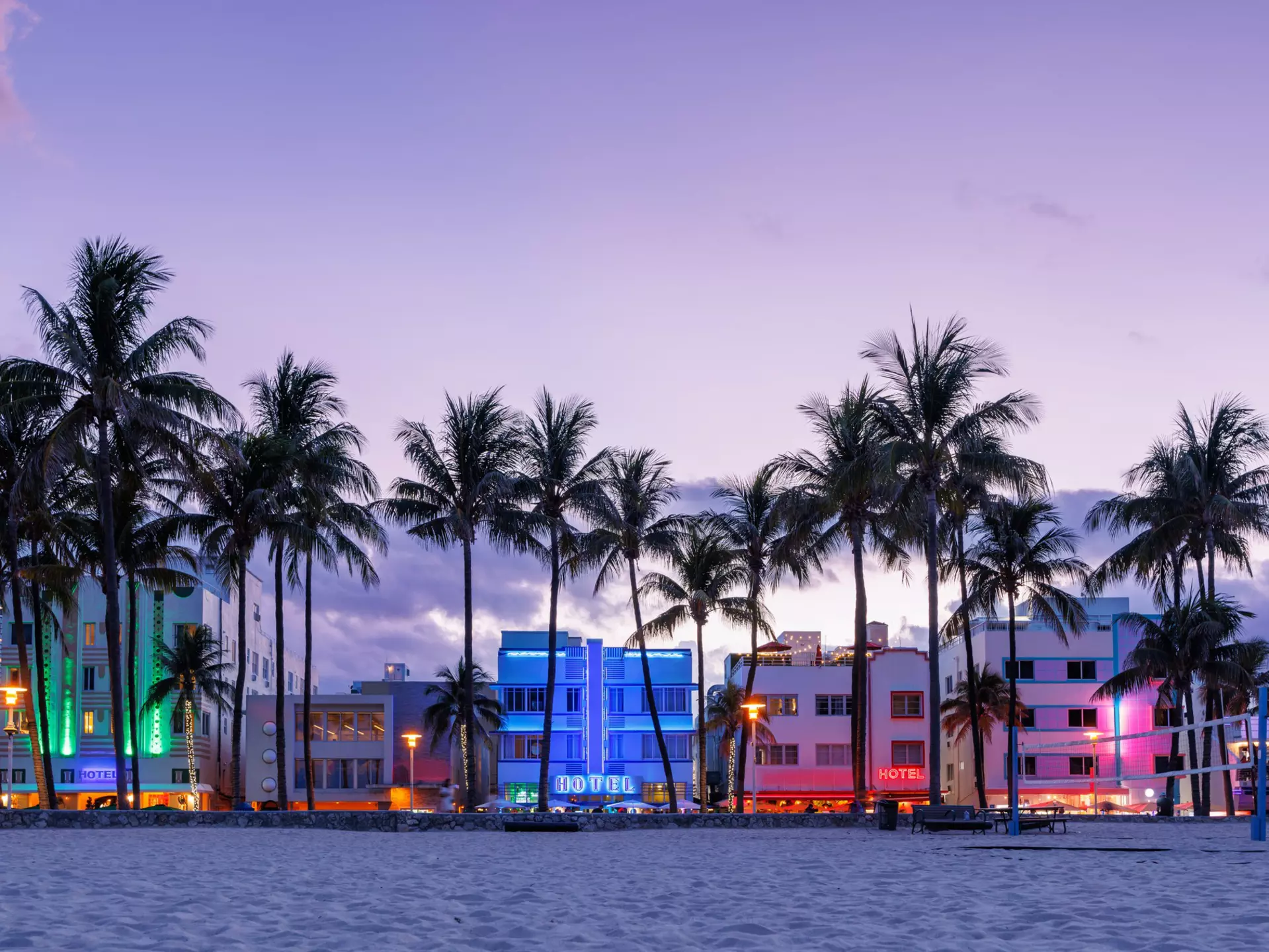 Art deco buildings along South Beach, Miami. karandaev/Getty Images