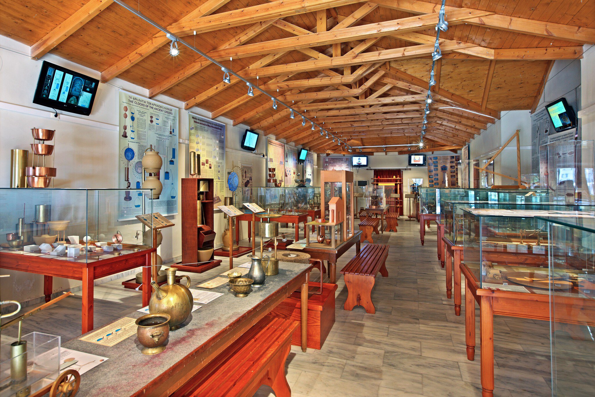 KATAKOLON TOWN, ILIA ("ELIS"), PELOPONNESE, GREECE- November 10, 2014. The museum of Ancient Greek Technology (by Kostas Kotsanas).; Shutterstock ID 1247427037;