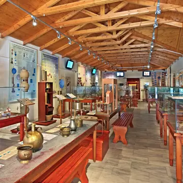 KATAKOLON TOWN, ILIA ("ELIS"), PELOPONNESE, GREECE- November 10, 2014. The museum of Ancient Greek Technology (by Kostas Kotsanas).; Shutterstock ID 1247427037;