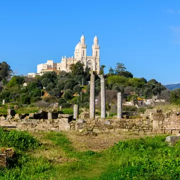 Ruins of Hippo Regius, a Phoenician, Berber and Roman city, Annaba Province, Algeria.; Shutterstock ID 1084467494;