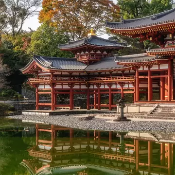 Scenic sight in the famous Byodo-in Temple in Uji, Kyoto, Japan., License Type: media, Download Time: 2026-05-27T18:25:00.000Z, User: LP_NZhan, Editorial: false, purchase_order: 65050 - Digital Destinations and Articles, job: App Content, client: Lonely Planet App, other: Nadine Zhan