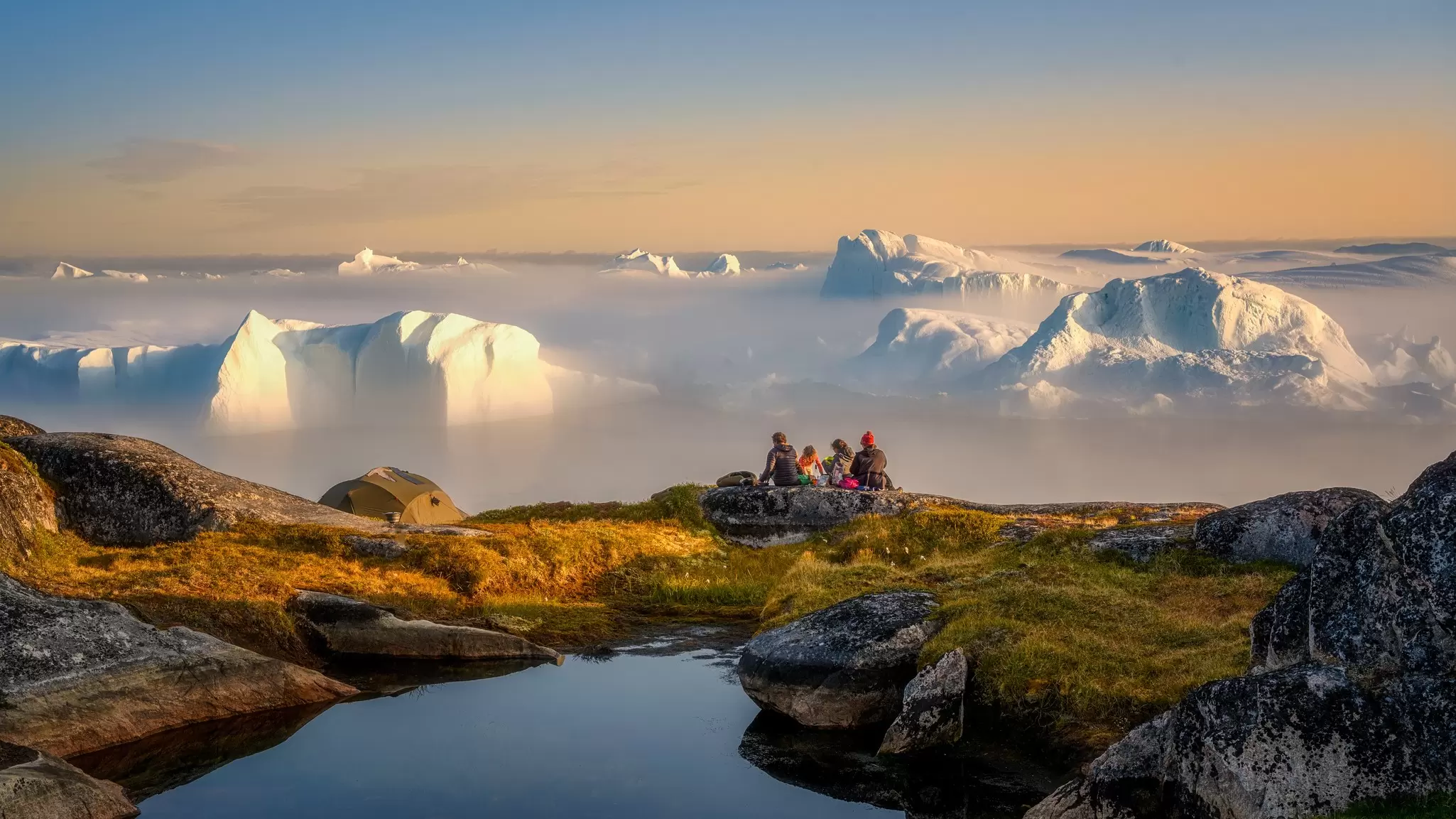 Glaciers in Disko Bay. jarino/Shutterstock