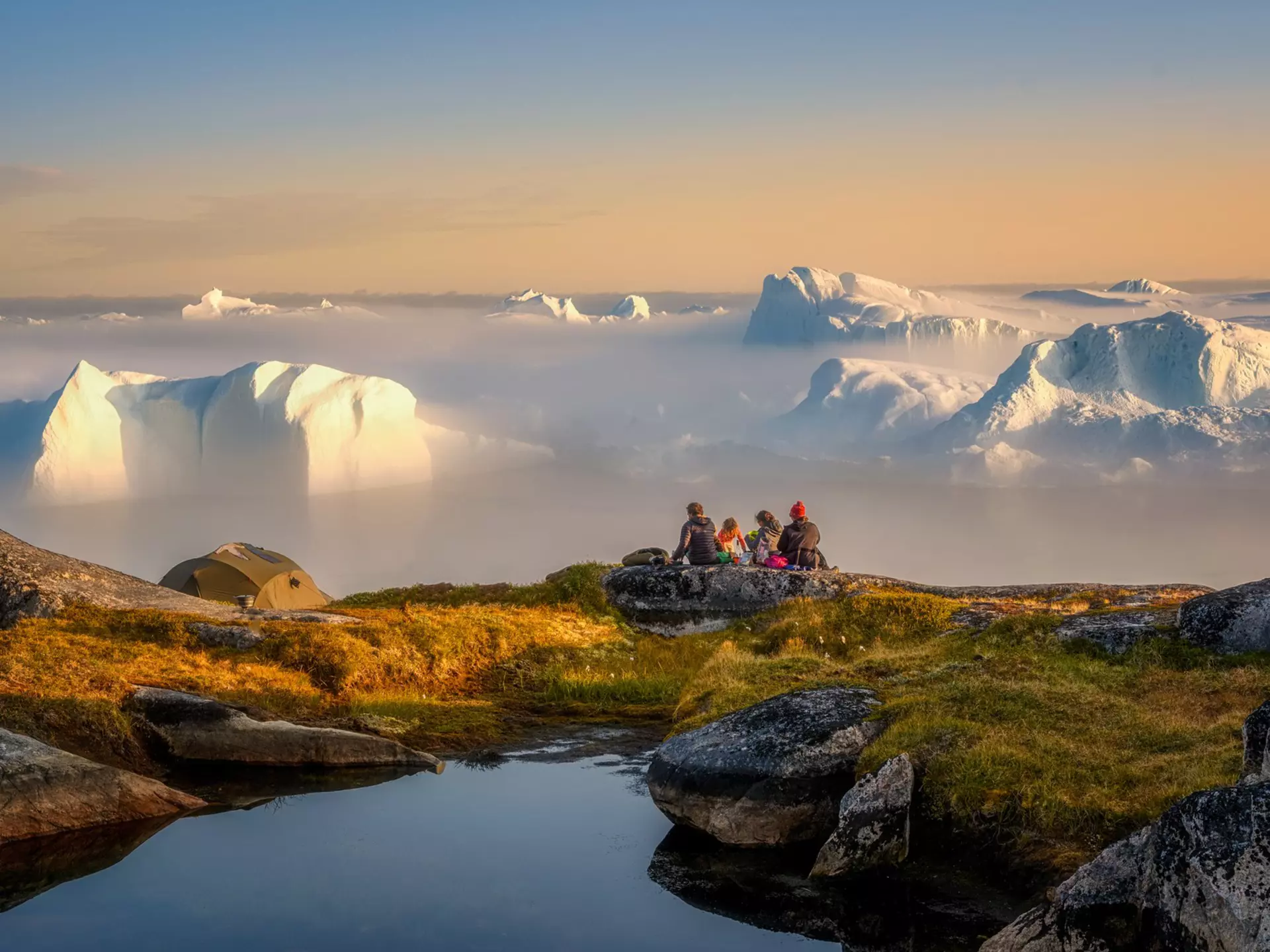 Glaciers in Disko Bay. jarino/Shutterstock