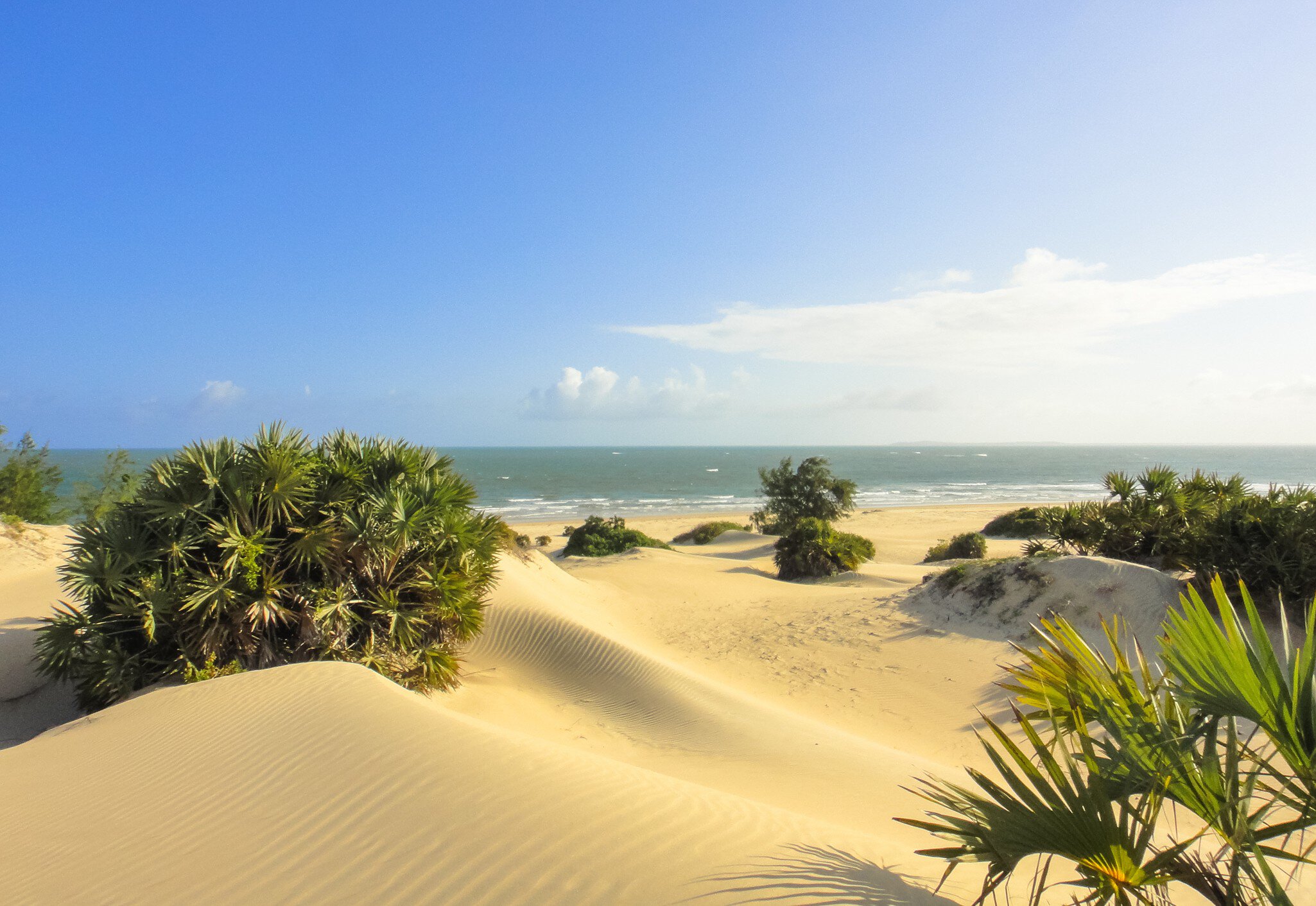 Shela beach in Lamu, Kenya.