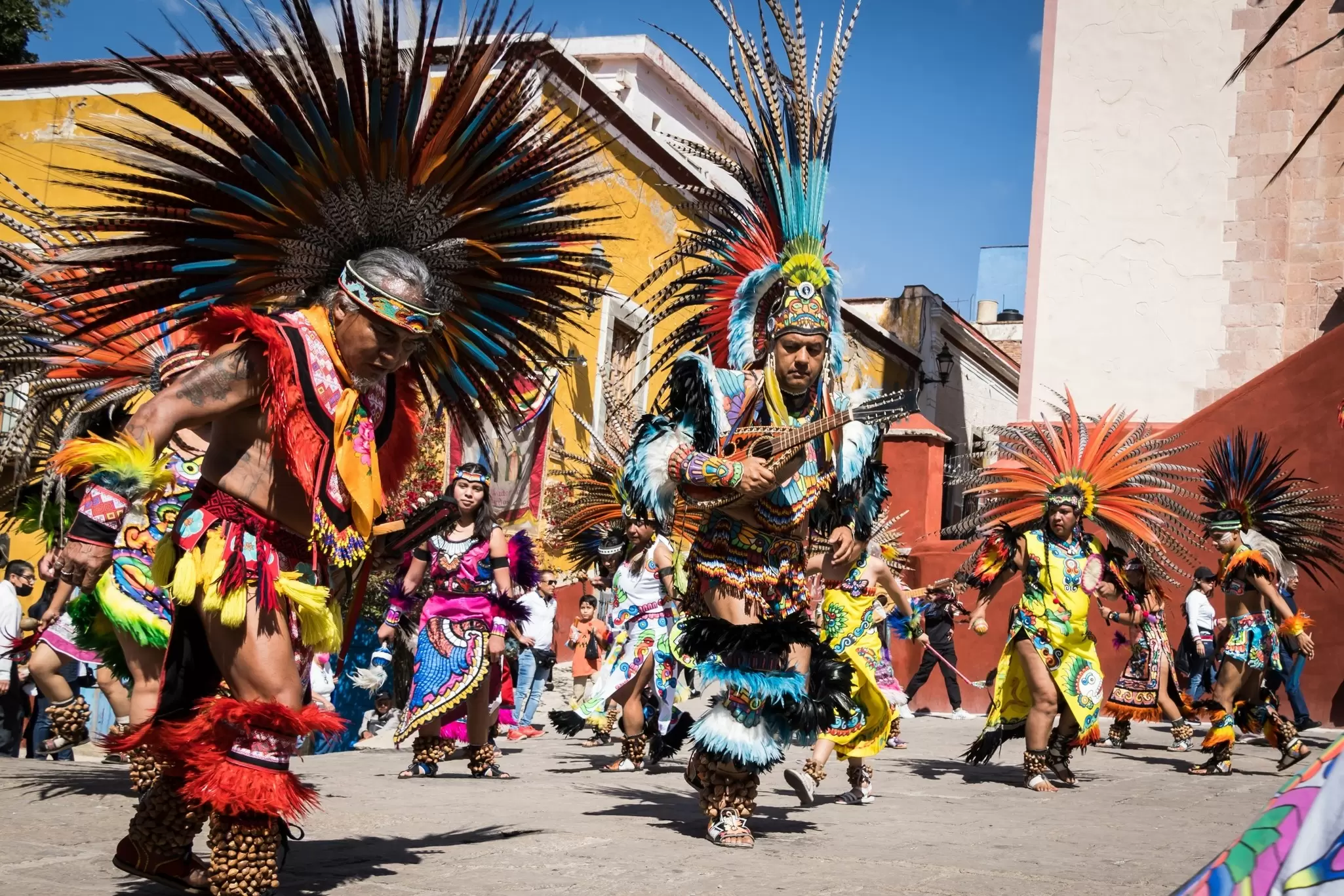 Conchero dancers in Guanajuato. NYCKellyWilliams/Shutterstock
