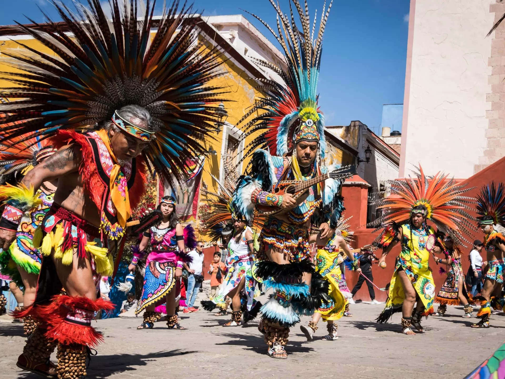Conchero dancers in Guanajuato. NYCKellyWilliams/Shutterstock