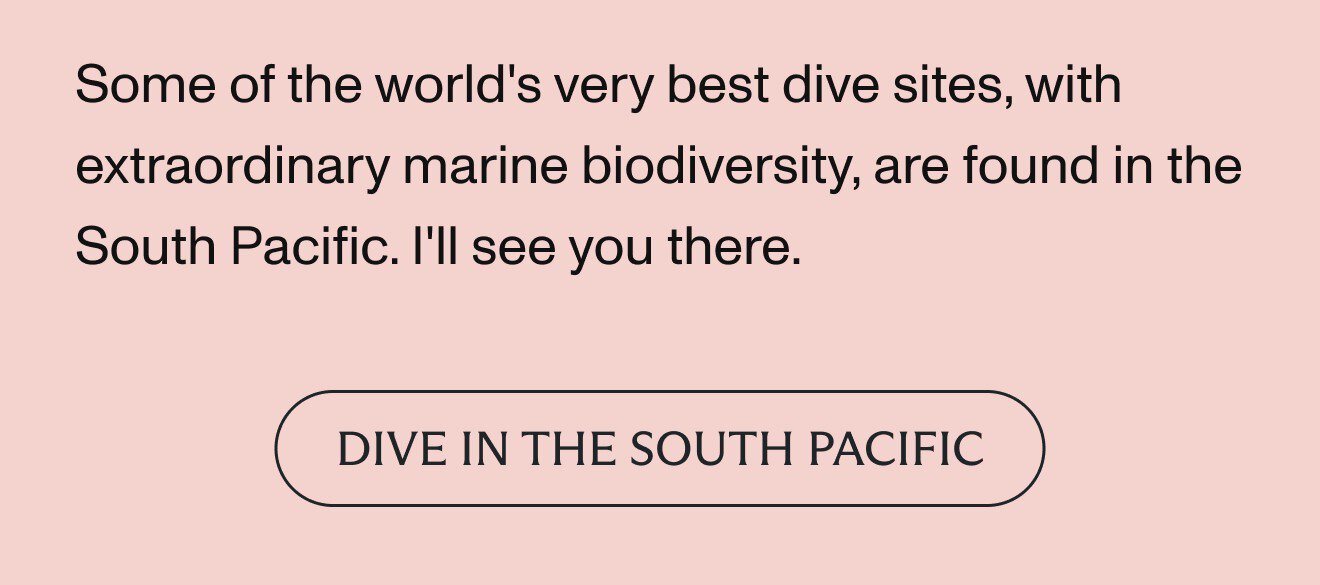 Dive in the South Pacific
