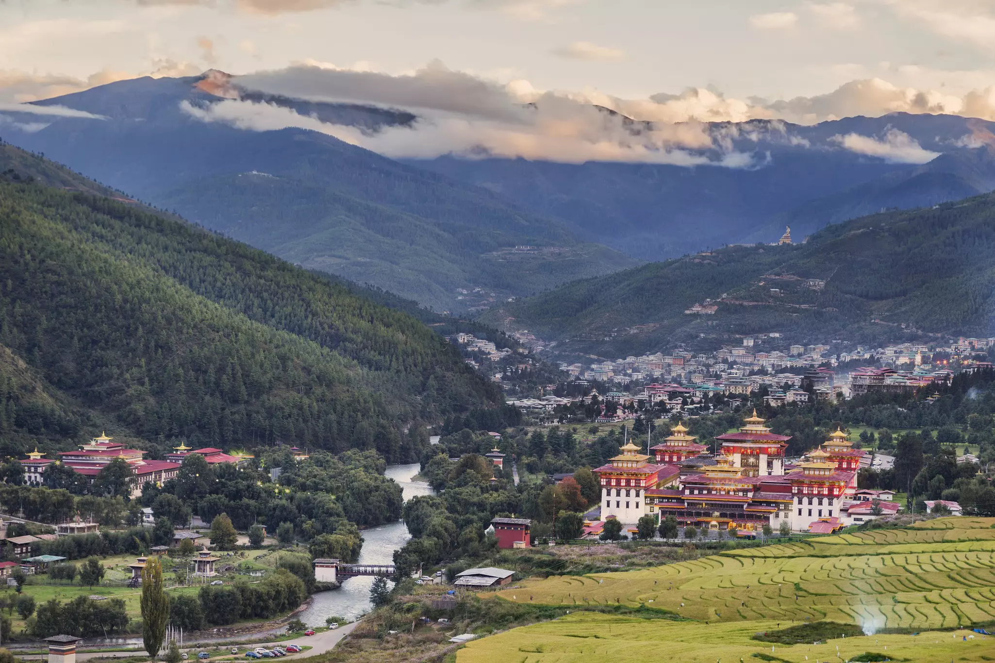 Learn everything you need to know about the tourist tax, costs and visas for Bhutan. Andrew Stranovsky/Getty Images