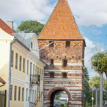 Stege Mølleporten (Church) Møn Region Sjælland (Region Zealand) Denmark.