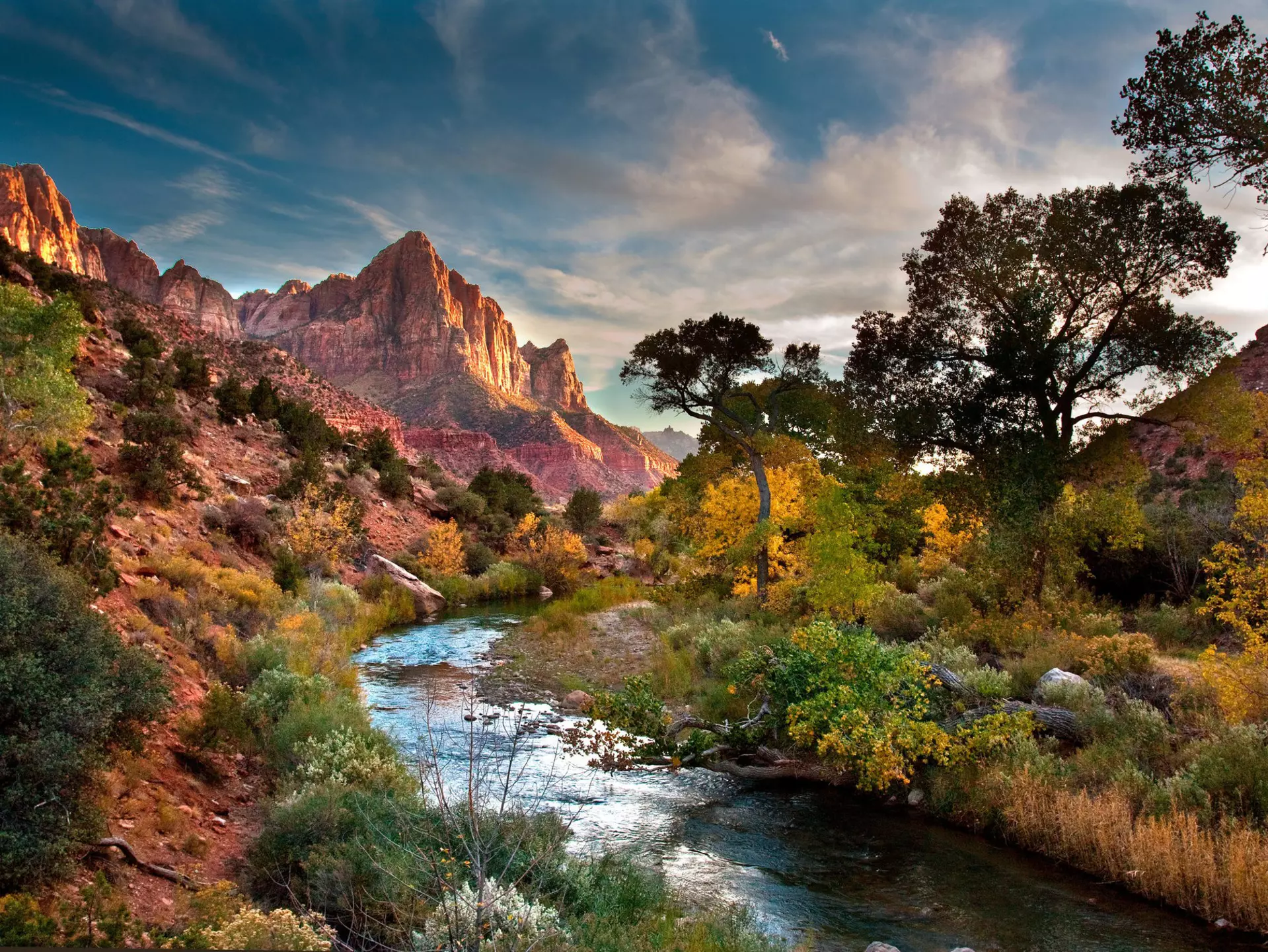 Zion National Park
95416519
zion, utah, river, scenic, sunset, landscape, mountains, zion national park
