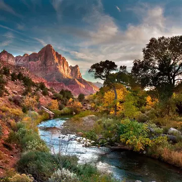 Zion National Park
95416519
zion, utah, river, scenic, sunset, landscape, mountains, zion national park