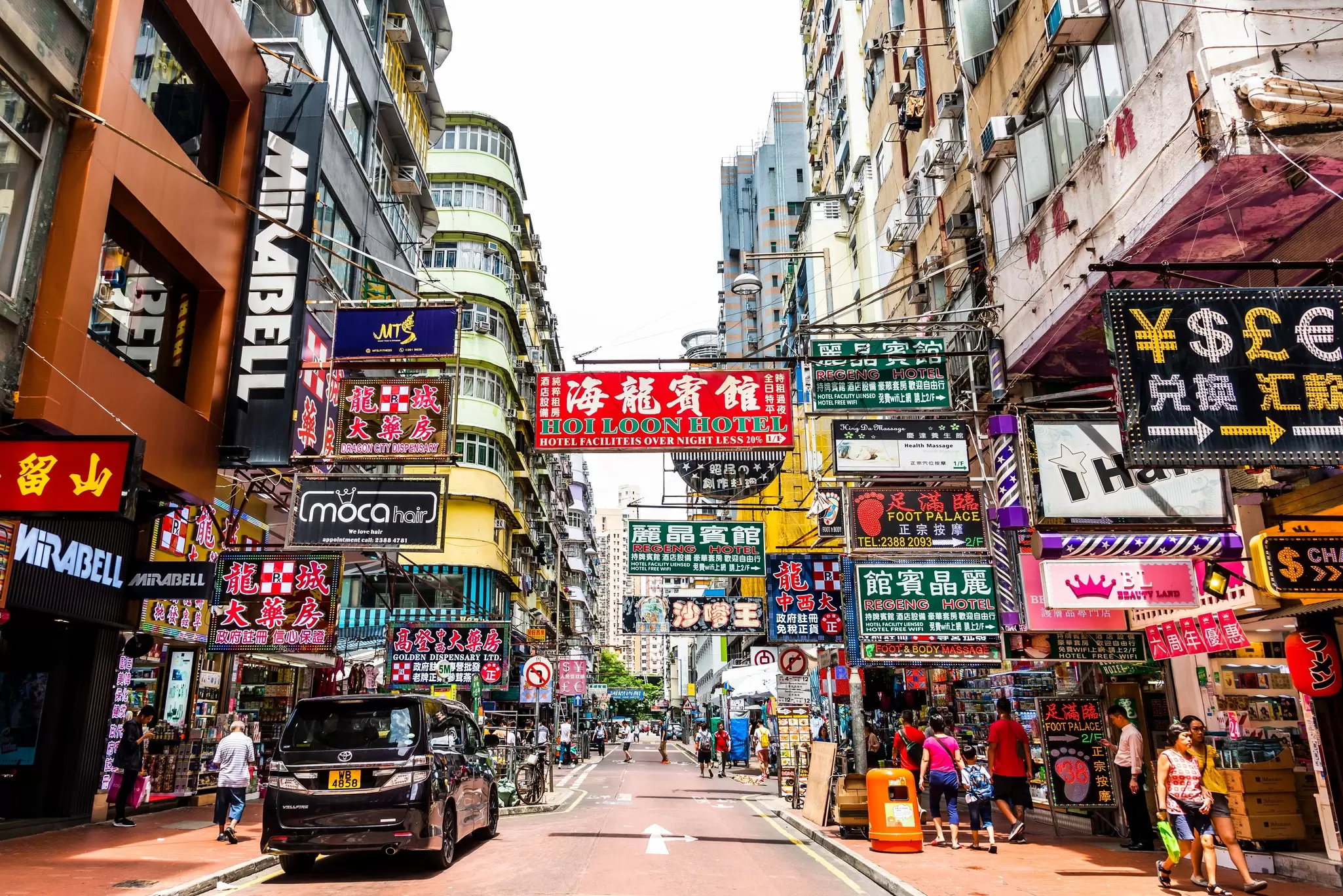 Kowloon street signs. Jack Hong/Shutterstock