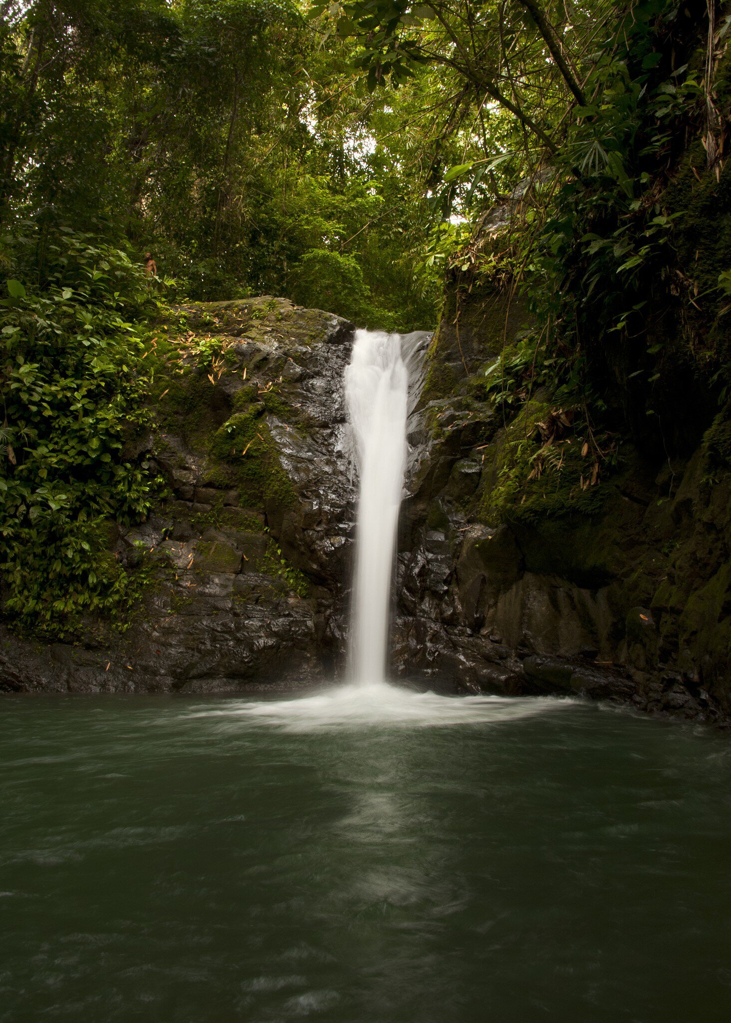 Waterfall in Uvita, Costa Rica.