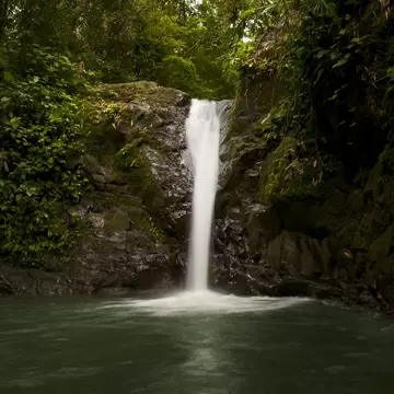 Waterfall in Uvita, Costa Rica.