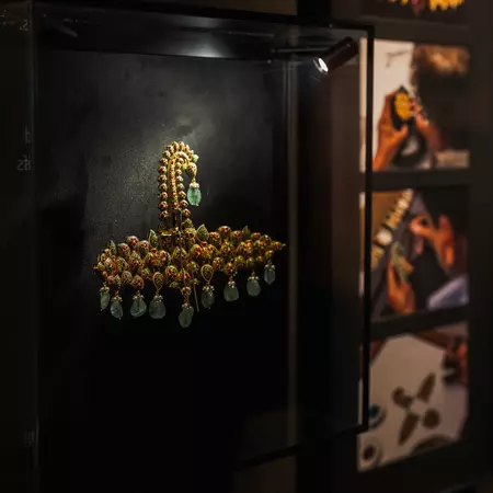 Jewellery at the Museum of Meenakari Heritage, Jaipur