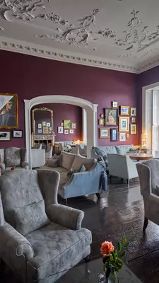 Drawing room at Bellinter House.