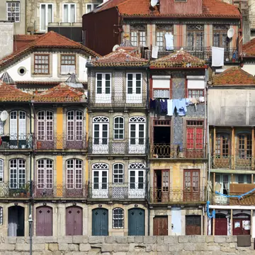 Houses of the historic city center of Porto