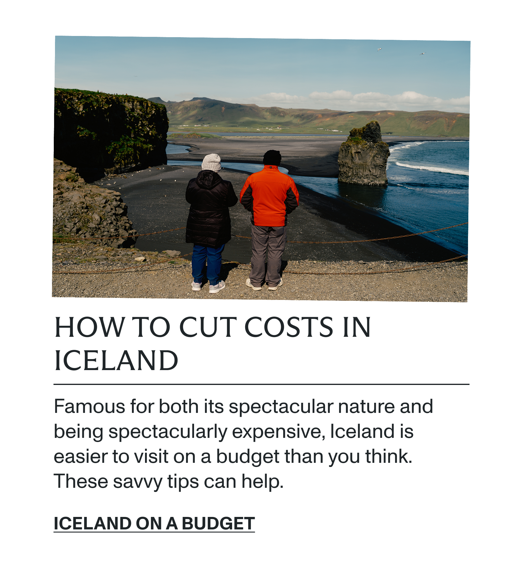 Iceland on a budget