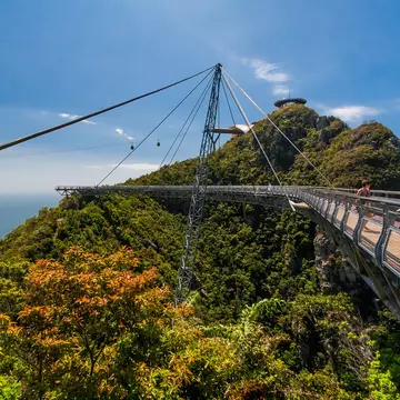 Langkawi Sky Bridge on Langkawi, a Malaysian island. H-AB Photography/Shutterstock