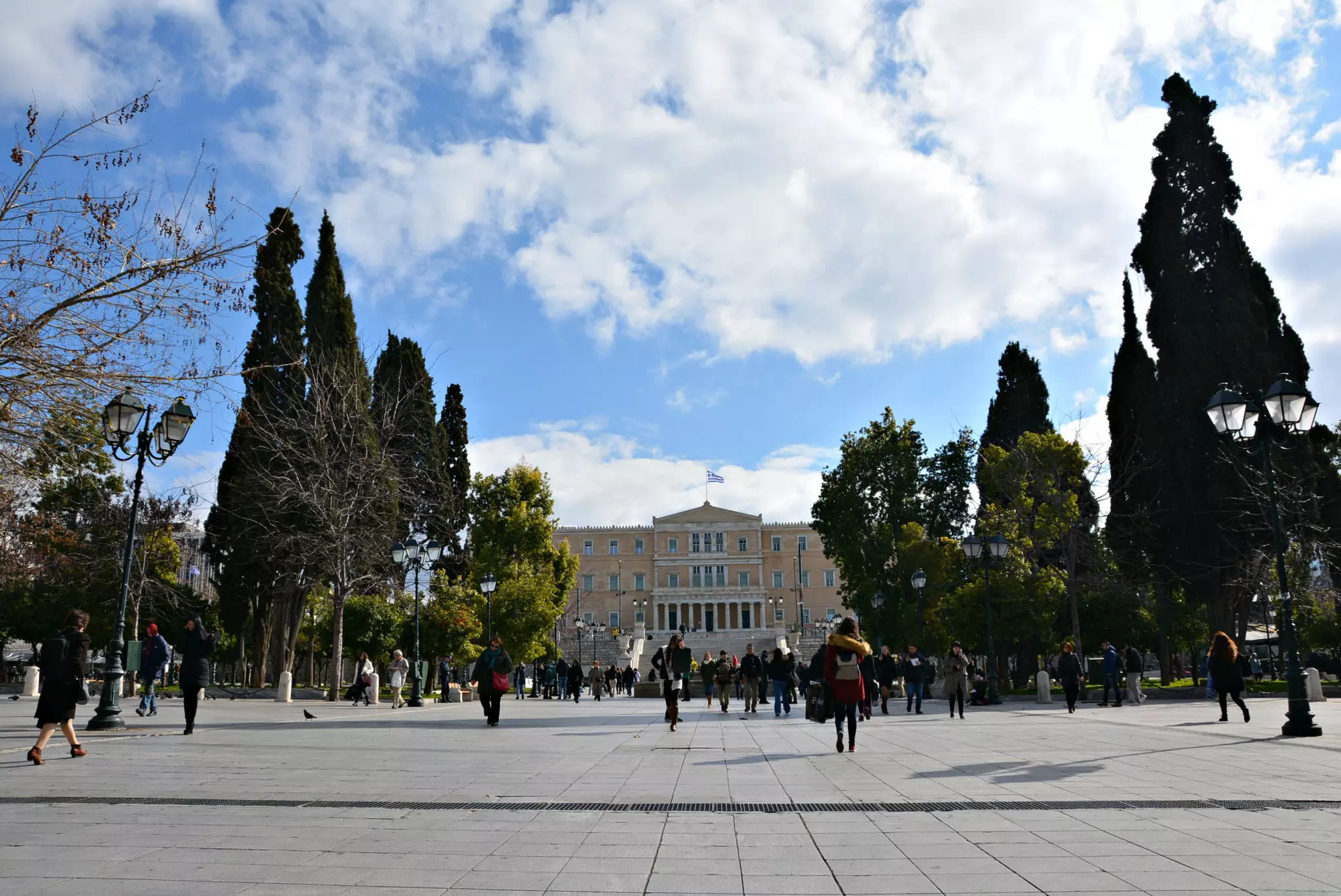 Plateia Syntagmatos in the Syntagma district of Athens