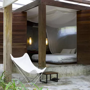 Luxurious bungalow at Costa Lanta resort near Hat Khlong Dao beach.
