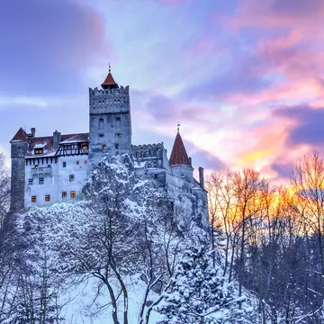 Bran Castle, of Dracula fame, in Transylvania. Cristian M Balate/Shutterstock