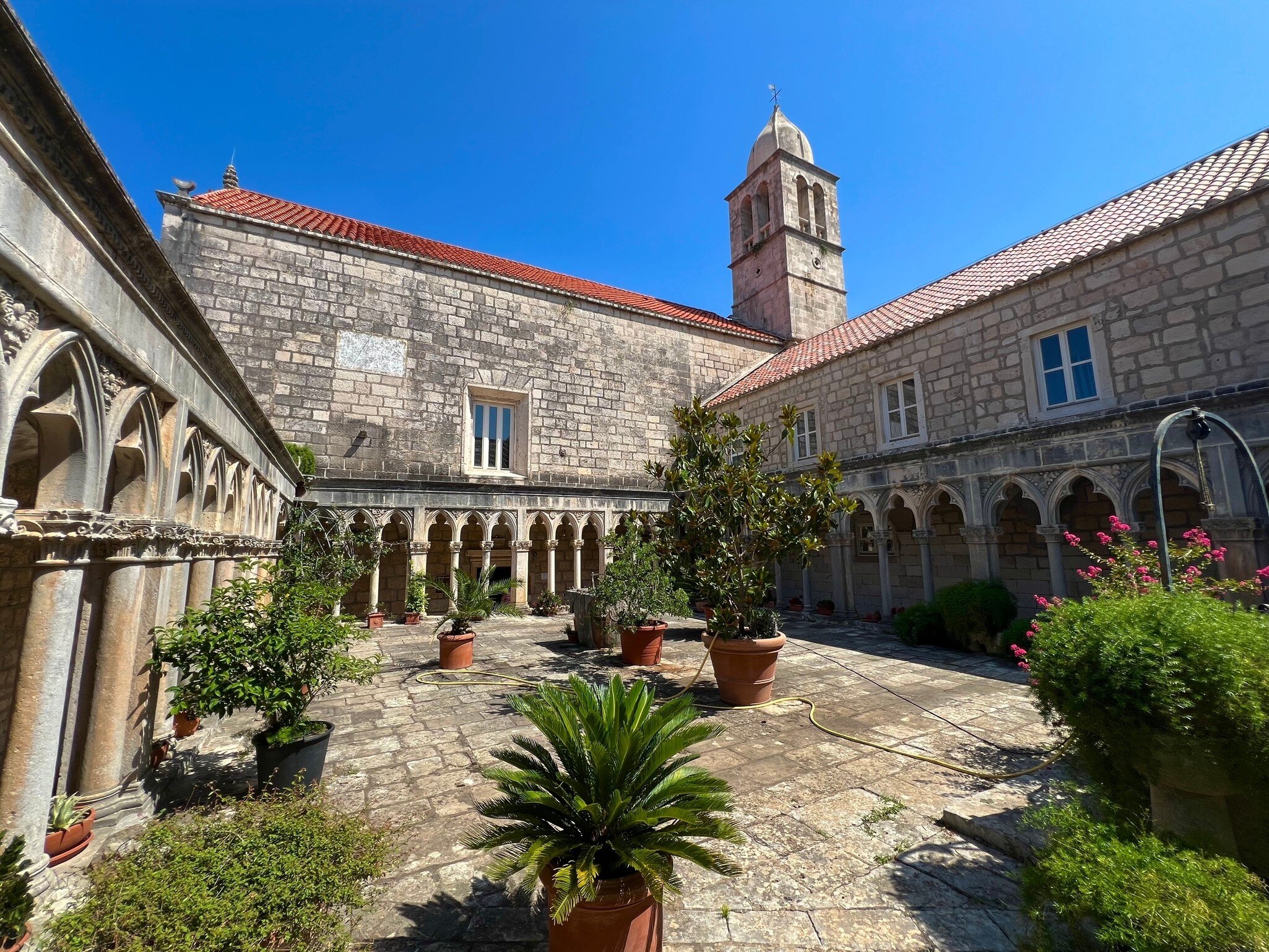 Courtyard of the Franciscan Monastery on the island of Badija, Croatia, License Type: media, Download Time: 2026-02-23T21:44:42.000Z, User: LP_YKhanna, Editorial: false, purchase_order: 65050 - Digital Destinations and Articles, job: LP, client: App Content, other: Yuvraj Khanna