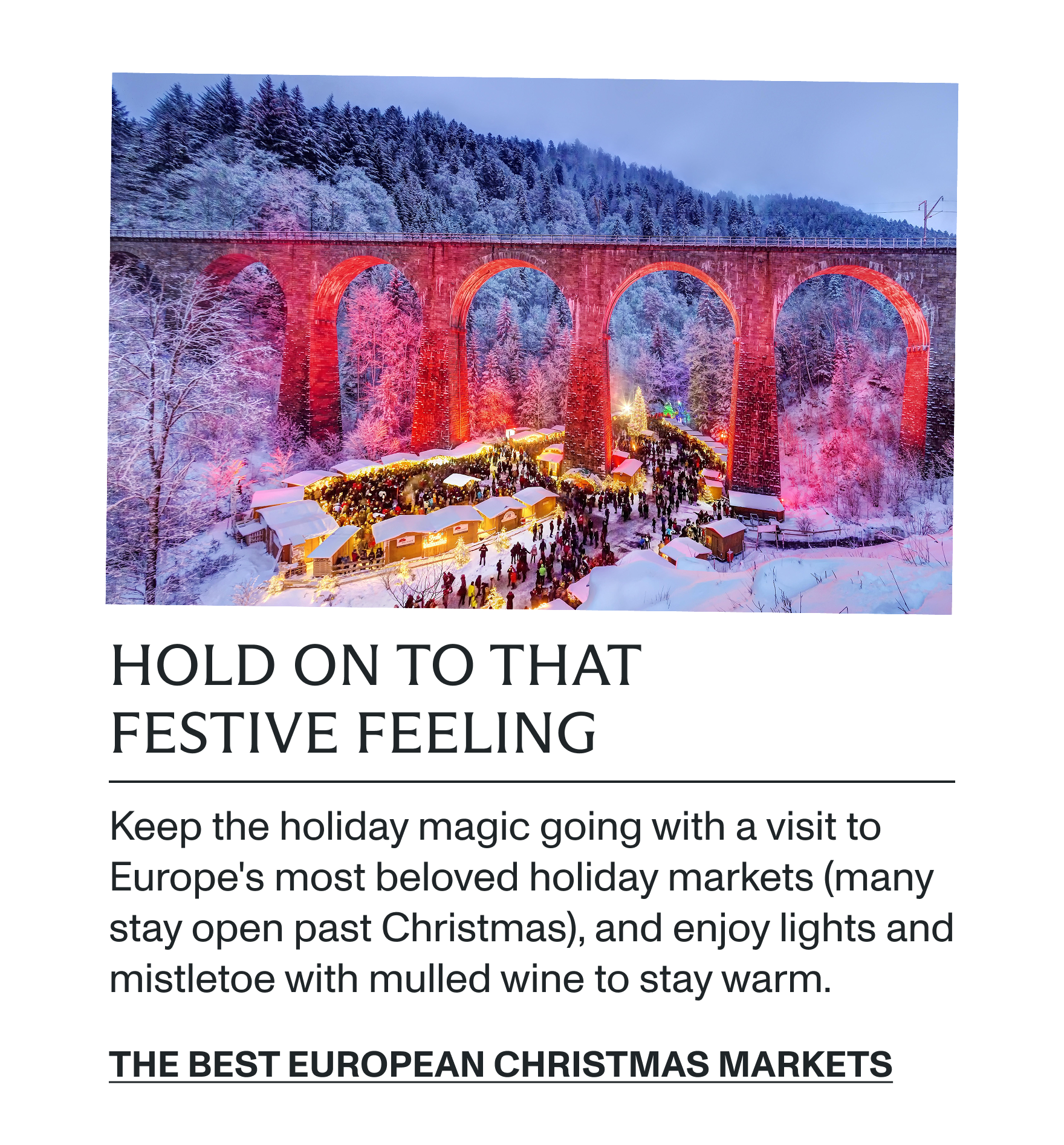 Best European Christmas markets