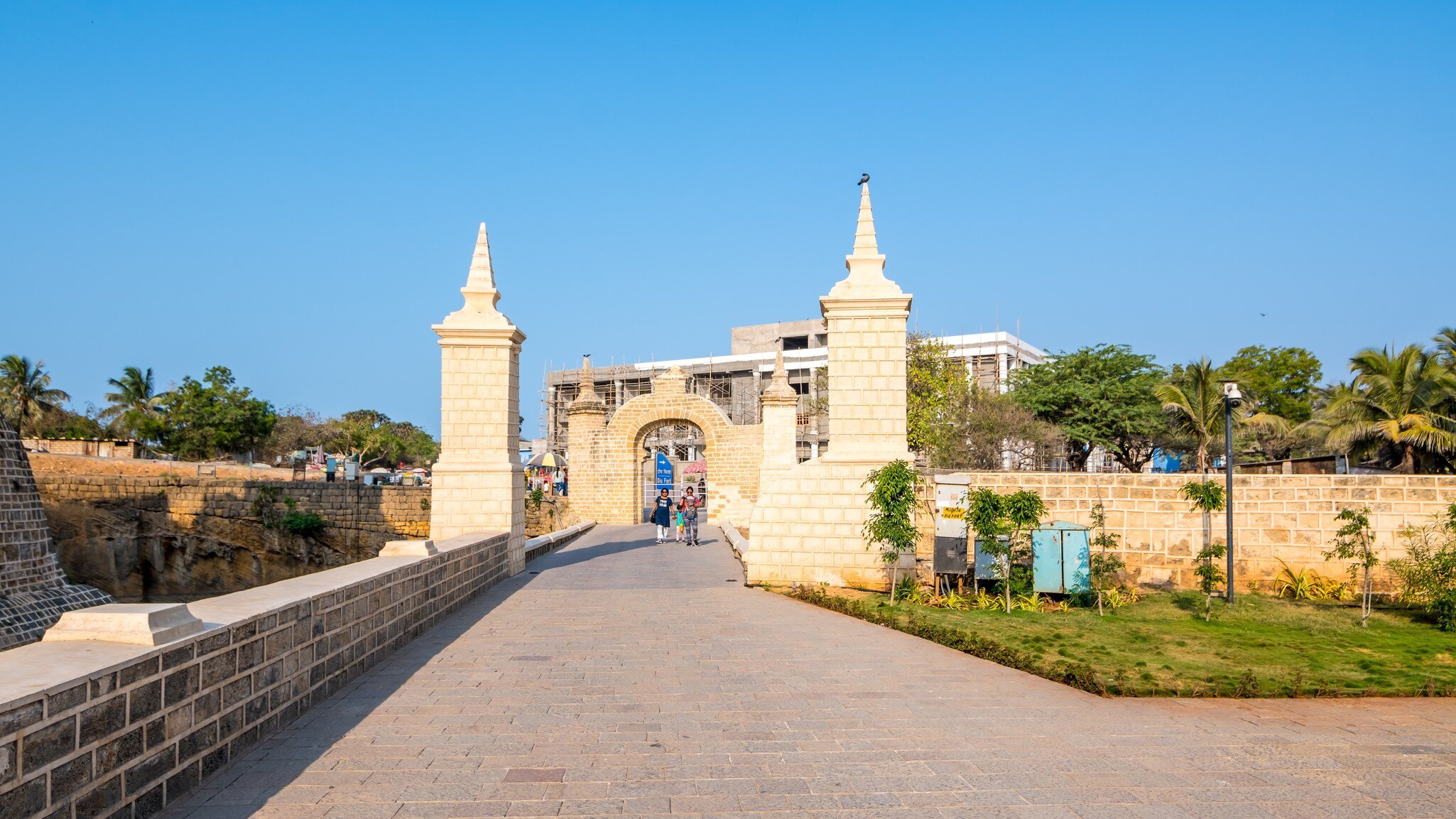 The Diu Fortress, a Portuguese built fortification located on the west coast of India in Diu.