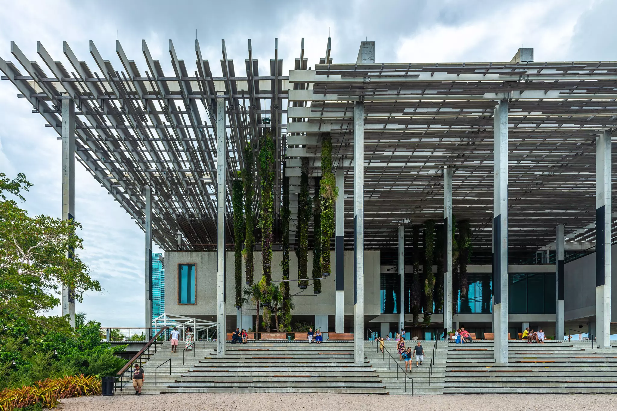The Pérez Art Museum building in Miami.