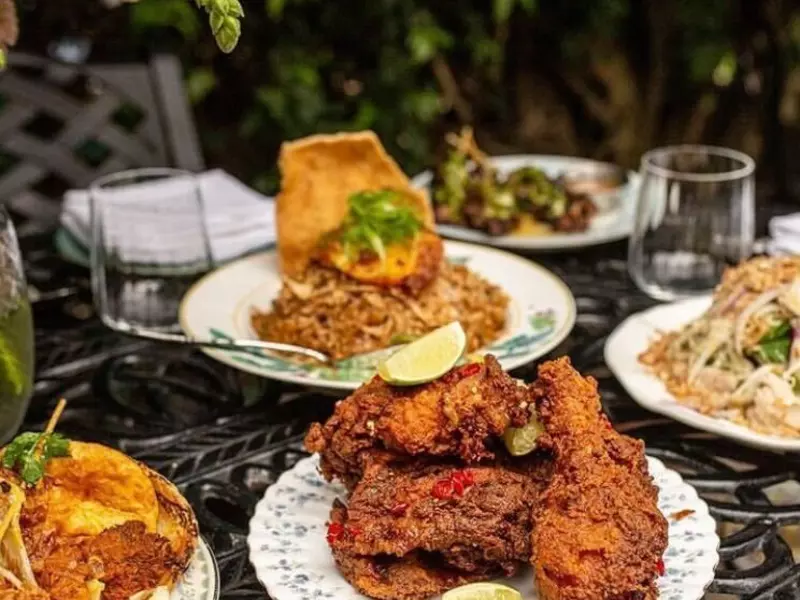 Habanero fried chicken at Cobi's, Los Angeles