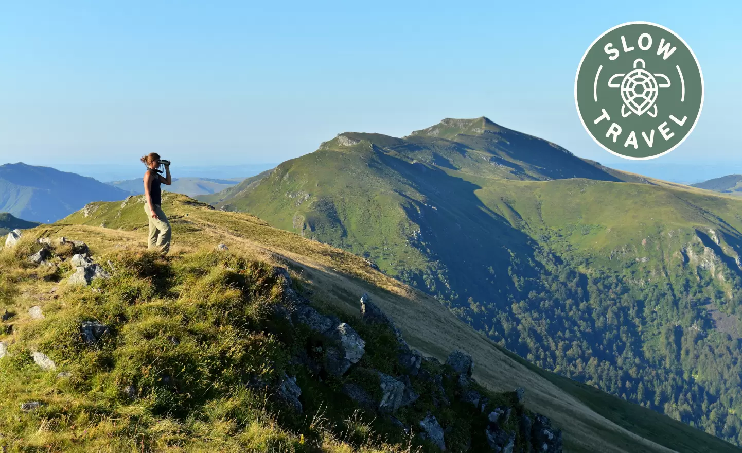 It’s possible to “bag” several of the Auvergne’s puys (volcanic cones) in a single day © Anna Richards