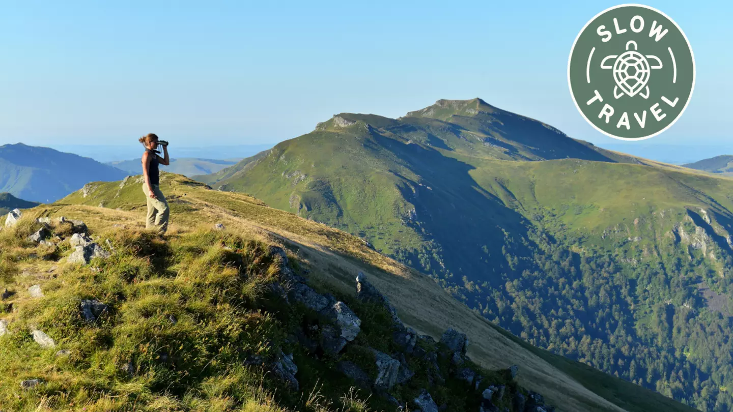 It’s possible to “bag” several of the Auvergne’s puys (volcanic cones) in a single day © Anna Richards