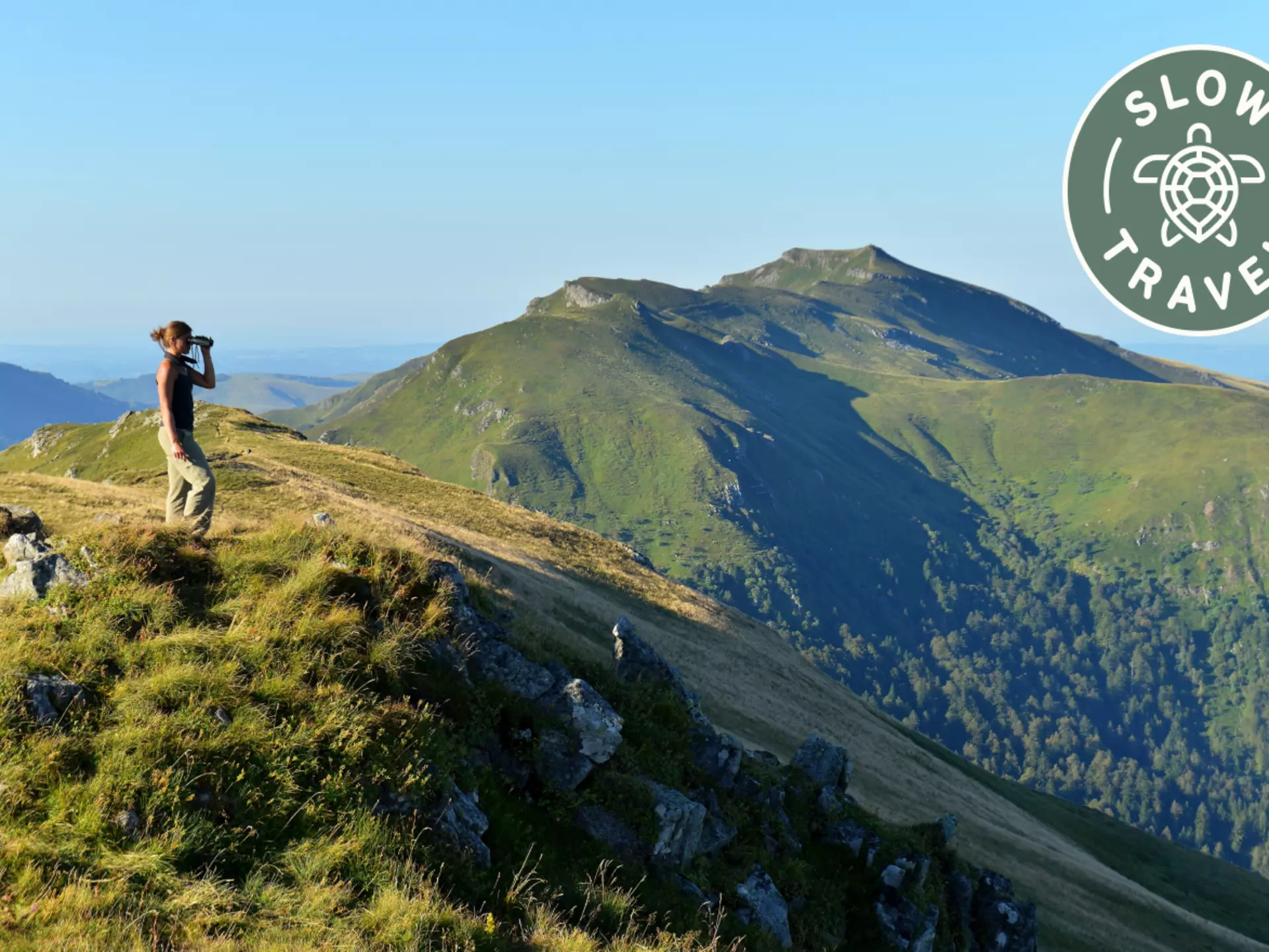 It’s possible to “bag” several of the Auvergne’s puys (volcanic cones) in a single day © Anna Richards