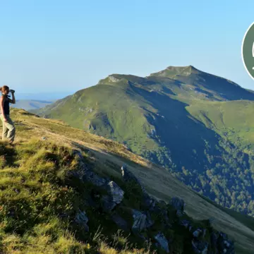 It’s possible to “bag” several of the Auvergne’s puys (volcanic cones) in a single day © Anna Richards