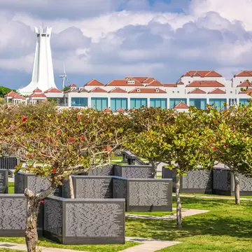 ITOMAN, OKINAWA, JAPAN - MARCH 24, 2017: Engraved names of war dead in the Cornerstone of Peace at Okinawa Prefectural Peace Memorial Museum. The museum was established in 1975 on Mabuni Hill., License Type: media, Download Time: 2026-02-13T17:33:50.000Z, User: nic.dhoedt_lonelyplanet, Editorial: true, purchase_order: 56530 - Guidebooks, job: Global Publishing WIP, client: Lonely Planet Japan 19, other: Nicolas D'Hoedt