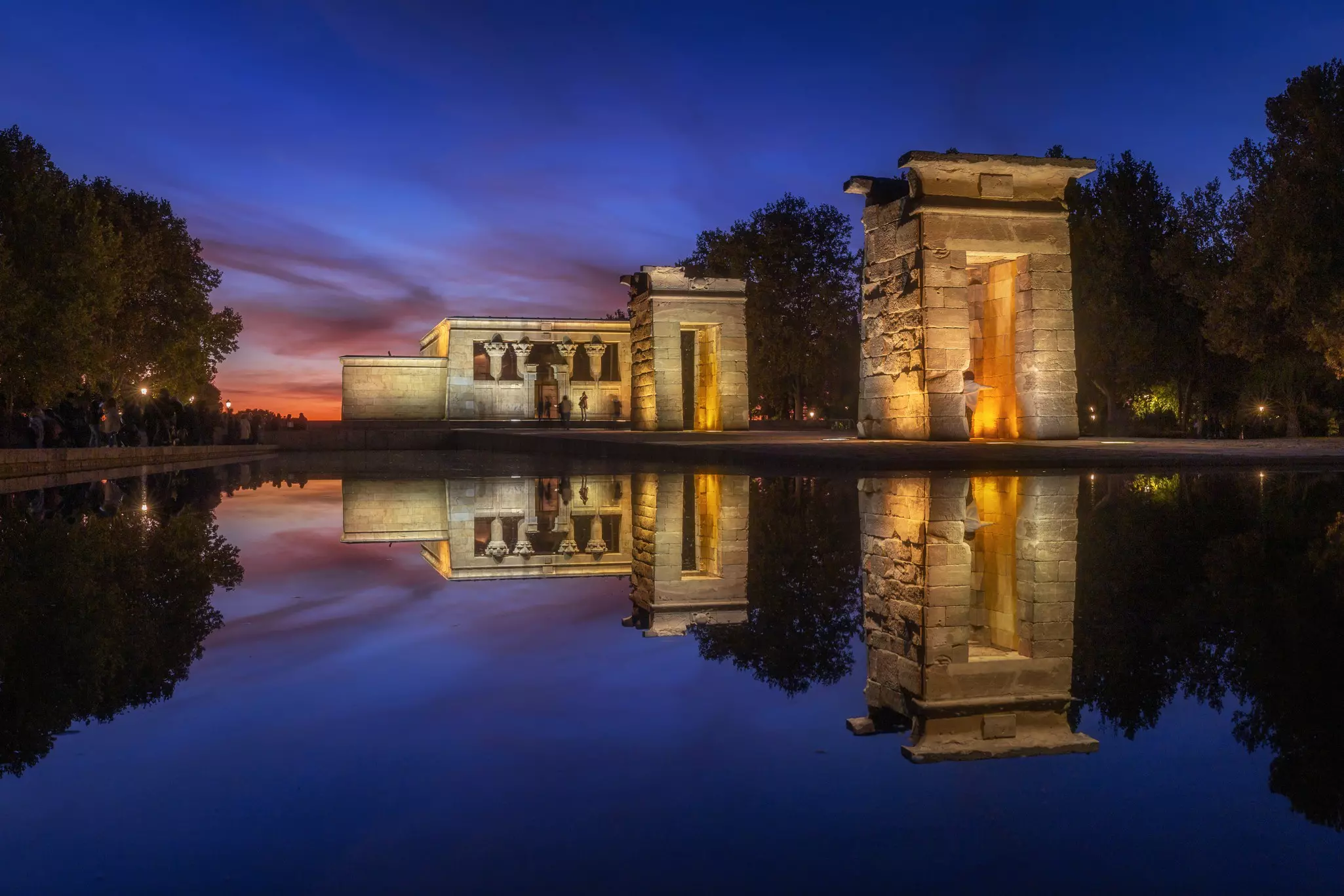 Templo de Debod is the perfect place to wrap up a visit to this most vibrant of cities © Image courtesy of Madrid Tourism