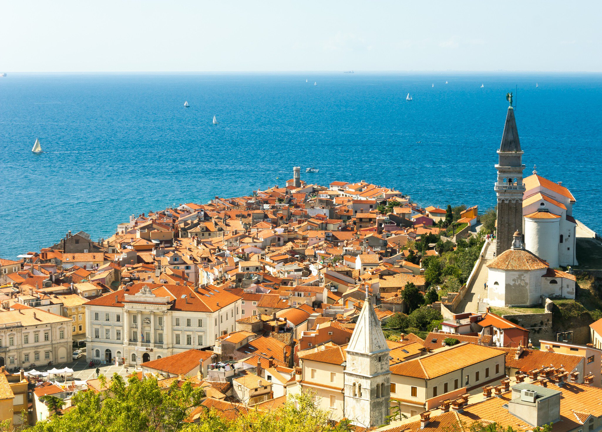 Piran and adriatic sea