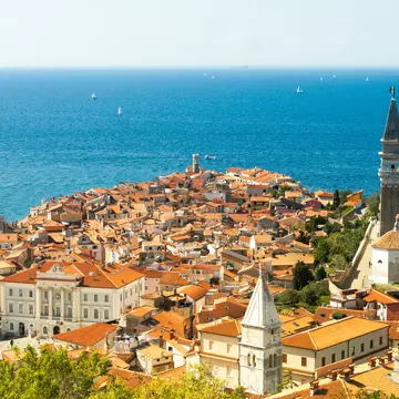 Piran and adriatic sea